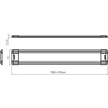 Labcraft Flux 500mm LED Light 12V 30W - PROTEUS MARINE STORE