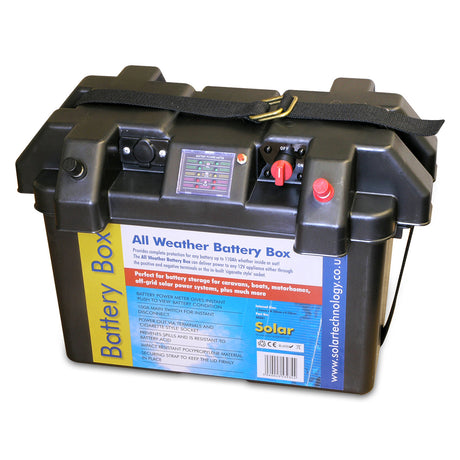 Solar Technology Deluxe All Weather Battery Box - PROTEUS MARINE STORE