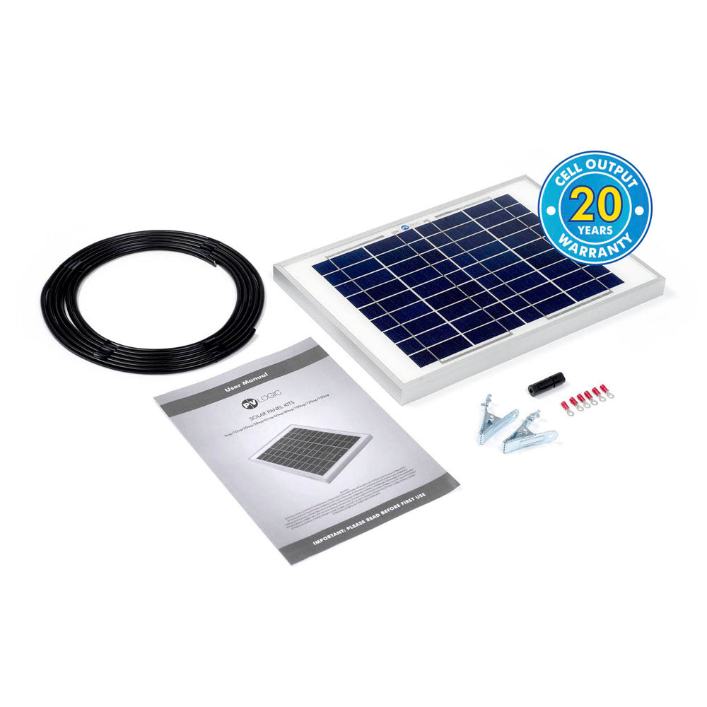 Solar Technology 10W Rigid Solar Panel Kit - PROTEUS MARINE STORE