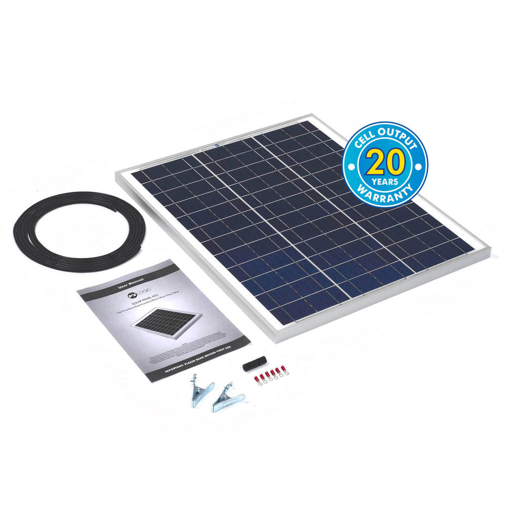 Solar Technology 45w Rigid Solar Panel Kit - PROTEUS MARINE STORE