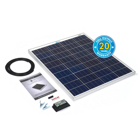 Solar Technology 80W Rigid Solar Panel Kit & 10Ah Charge Controller - PROTEUS MARINE STORE