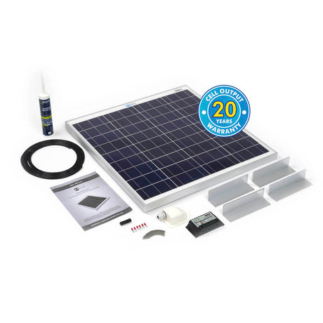 Solar Technology 60W Rigid Solar Panel & Universal Fitting Kit - PROTEUS MARINE STORE