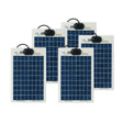 Solar Technology 10W Flexi Solar Panel Kit Bulk Pack (5 Panels) - PROTEUS MARINE STORE