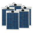 Solar Technology 20W Flexi Solar Panel Kit Bulk Pack (5 Panels) - PROTEUS MARINE STORE