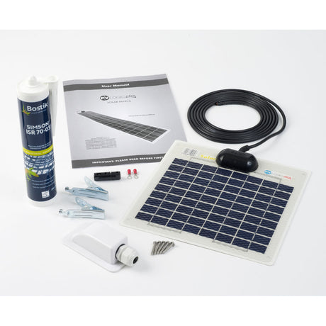 Solar Technology 5W Flexi Solar Panel & Roof/Deck Top Kit - PROTEUS MARINE STORE