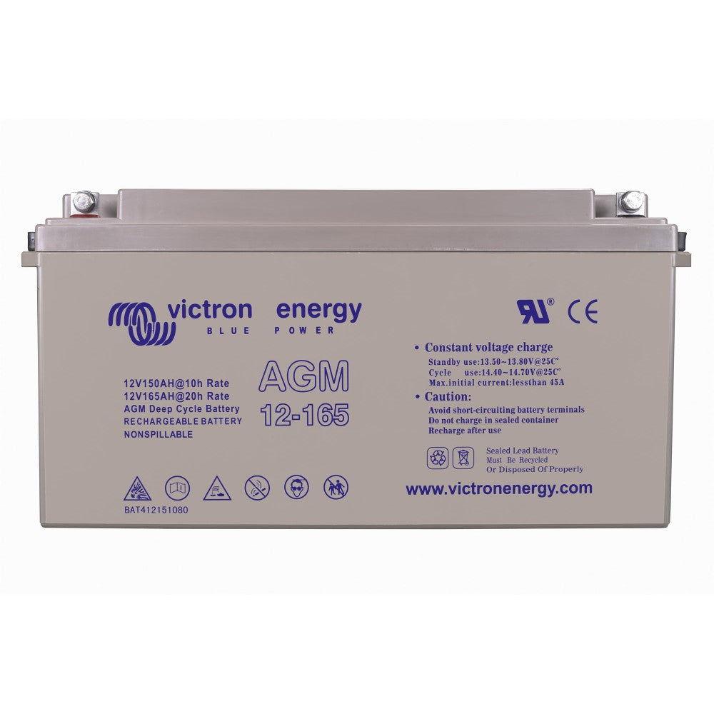 Victron AGM Deep Cycle Battery - 12V / 165Ah - PROTEUS MARINE STORE