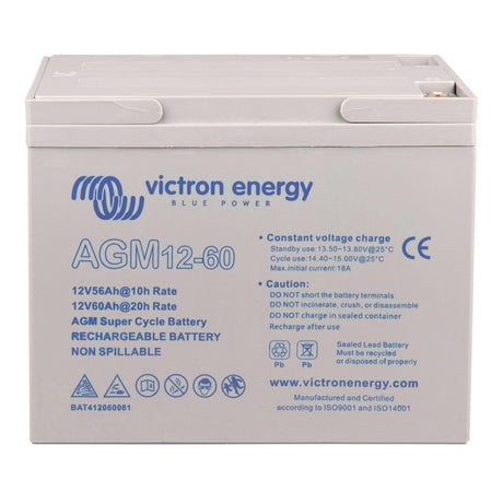 Victron Gel Deep Cycle Battery - 12V / 60Ah - PROTEUS MARINE STORE