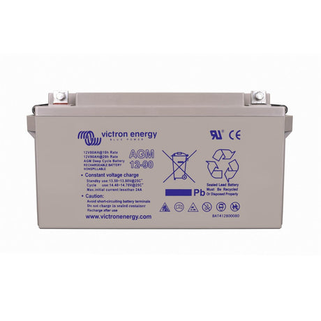 Victron AGM Deep Cycle Battery - 12V / 90Ah (M8) - PROTEUS MARINE STORE