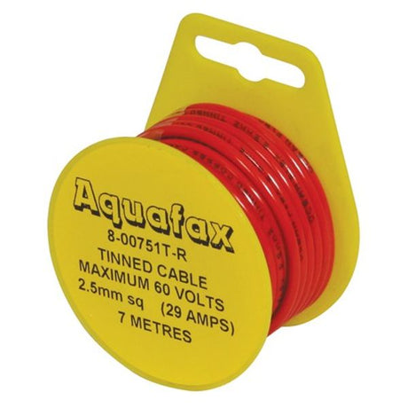 AMC 1 Core Tinned Cable 35/0.30 2.5mm2 7m Red (10) - PROTEUS MARINE STORE