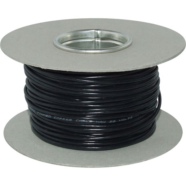 Oceanflex 1 Core Tinned Cable 35/0.30 2.5mm2 50m Black - PROTEUS MARINE STORE