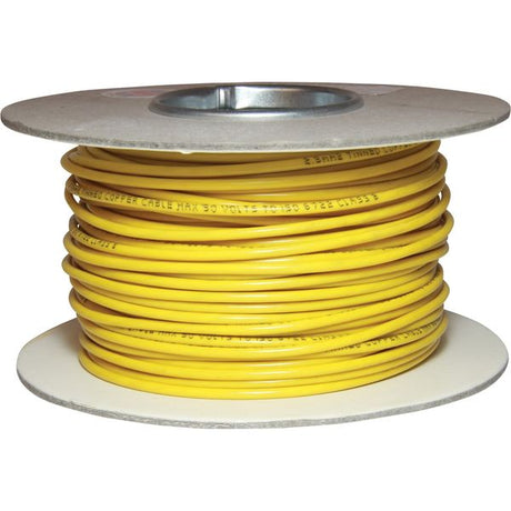 Oceanflex 1 Core Tinned Cable 35/0.30 2.5mm2 50m Yellow - PROTEUS MARINE STORE