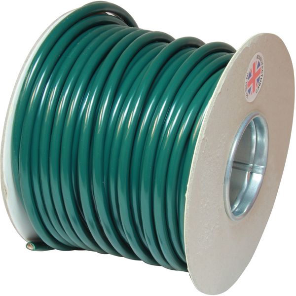 Oceanflex 1 Core Tinned Cable 80/0.40 10mm2 30m Green - PROTEUS MARINE STORE