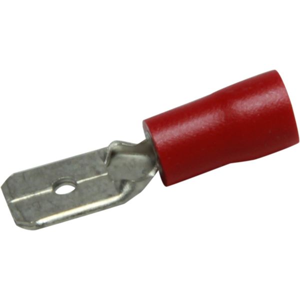 AMC Terminal Male Spade 6.3mm Red (50) - PROTEUS MARINE STORE