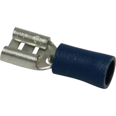 AMC Terminal Female Spade 6.3mm Blue (50) - PROTEUS MARINE STORE