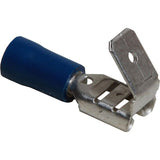 AMC Terminal Piggy Back Connector 6.3mm Blue (50) - PROTEUS MARINE STORE