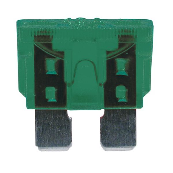 AMC Aftermarket Blade Fuse 19mm 30 Amp Green (50) - PROTEUS MARINE STORE