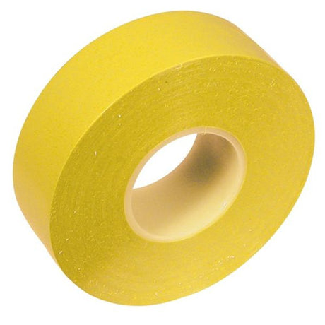 AMC Self Adhesive PVC Tape 19mm x 20m Yellow (10) - PROTEUS MARINE STORE