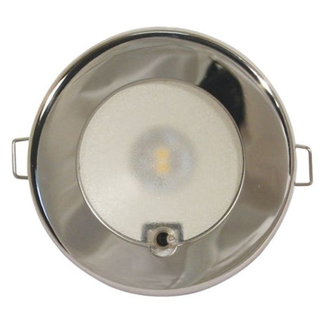 Quick Ted Downlighter Stainless Steel 10-30V 2W Warm LED With Switch - PROTEUS MARINE STORE