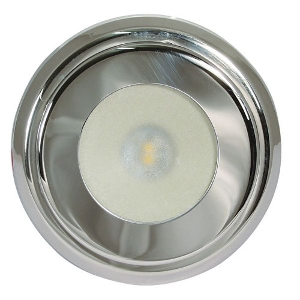 Quick Tim Surface Mount Downlighter Stainless Steel 10-30V 2W Warm LED - PROTEUS MARINE STORE