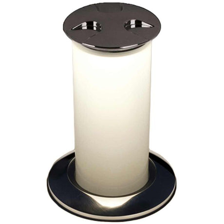 Quick Secret LED Light in Stainless Steel (3W / Warm White / 12 & 24V) - PROTEUS MARINE STORE