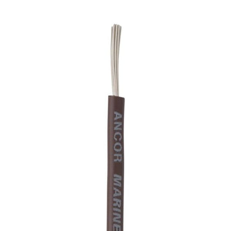 Ancor Tin Cable 1 Core 30m/100 Brown 14 AWG - PROTEUS MARINE STORE