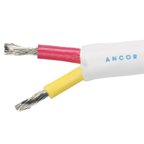Ancor Tin Cable 2 Core 75m/250 White 14 AWG - PROTEUS MARINE STORE