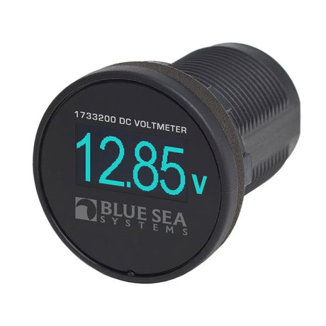 Blue Sea Mini OLED DC Voltmeter - Blue Screen - PROTEUS MARINE STORE
