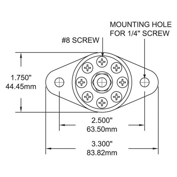 Blue Sea Power Post Plus 1/4" Stud - PROTEUS MARINE STORE