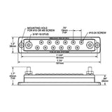 Blue Sea Maxibar 12 x 10-32 Common Bus - PROTEUS MARINE STORE