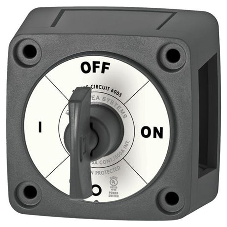 Blue Sea Mini Switch On/Off with Key 300A Black - PROTEUS MARINE STORE