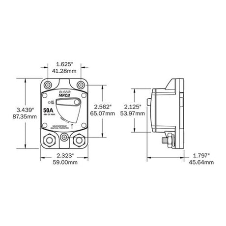 Blue Sea 187 Surface Mount Circuit Breaker 30A - PROTEUS MARINE STORE