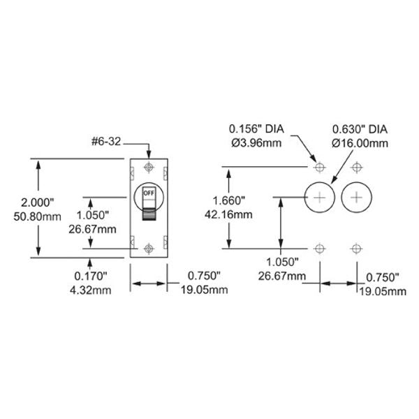 Blue Sea Circuit Breaker 30A White - PROTEUS MARINE STORE