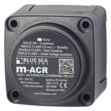 Blue Sea Auto Charging Relay M Series 65A 12/24V - PROTEUS MARINE STORE