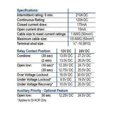 Blue Sea Auto Charging Relay Battery link 120A 12/24V - PROTEUS MARINE STORE