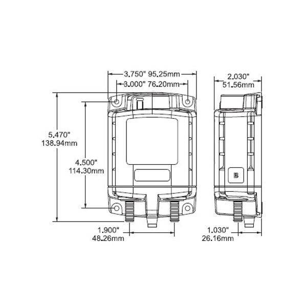 Blue Sea ML Solenoid Switch 24V with Override - PROTEUS MARINE STORE