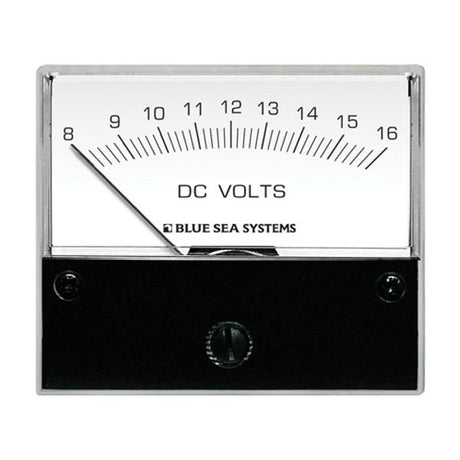 Blue Sea Voltmeter Analogue 8-16 V DC - PROTEUS MARINE STORE