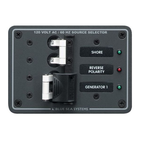 Blue Sea Panel 230V AC Source Select 16A - PROTEUS MARINE STORE