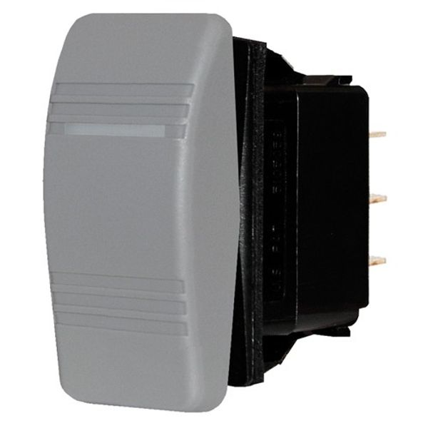 Blue Sea Contura Switch DPDT (On)/Off/On Grey LED - PROTEUS MARINE STORE
