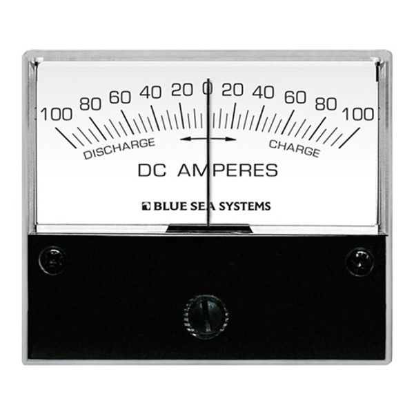 Blue Sea Analogue Ammeter DC 100-0-100 2-3/4" - PROTEUS MARINE STORE
