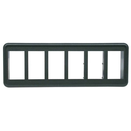 Blue Sea Contura 6 Position Panel Black - PROTEUS MARINE STORE