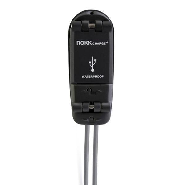 Scanstrut Dual USB Charger + Socket 12/24V Waterproof Black - PROTEUS MARINE STORE