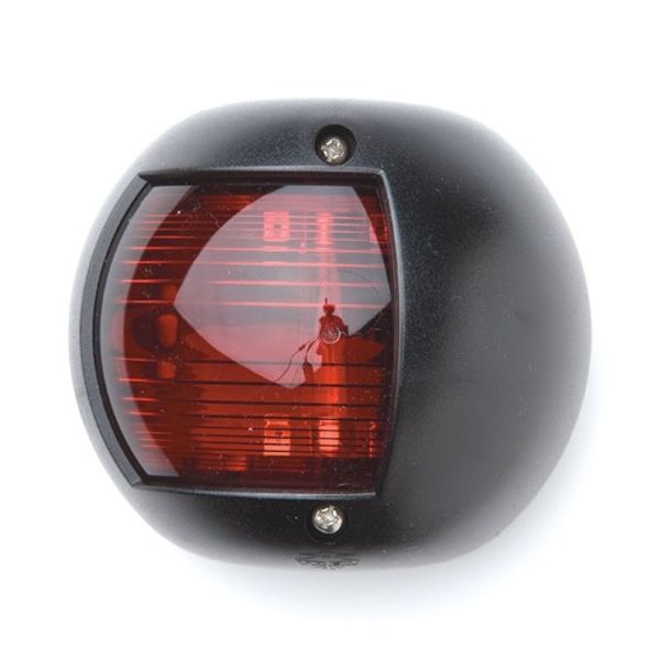 Trem Round Nav Light Port Black 12V (20m) - PROTEUS MARINE STORE