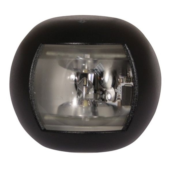 Trem Round LED Nav Light Stern Black 12V (20m) - PROTEUS MARINE STORE