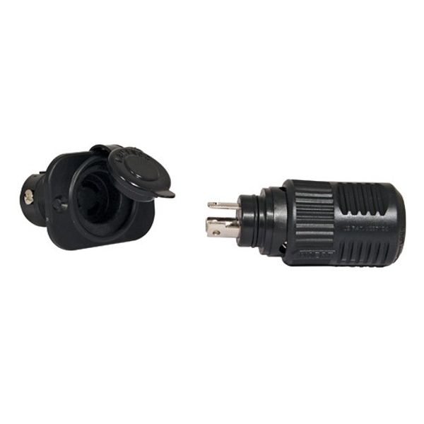 Marinco Connect Pro 3 Wire Plug & Socket 12/24V 40A - PROTEUS MARINE STORE