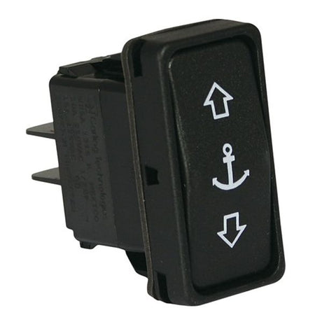Black Carling Anchor Switch with White Text - PROTEUS MARINE STORE