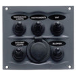 BEP Compact Marine Waterproof Panel 5 Switch Black - PROTEUS MARINE STORE