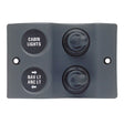 BEP Waterproof Switch Panel Micro 1x 2-Way 1x 3-Way - PROTEUS MARINE STORE