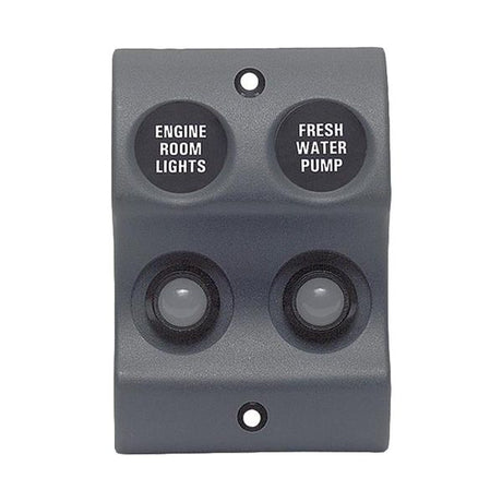 BEP 2x10mm LED Waterproof Micro Switch Panel - PROTEUS MARINE STORE