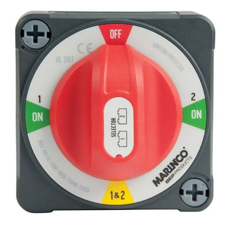 BEP Pro-Installer Ez-Mount Battery Switch 400A 1/2/Both/Off - PROTEUS MARINE STORE