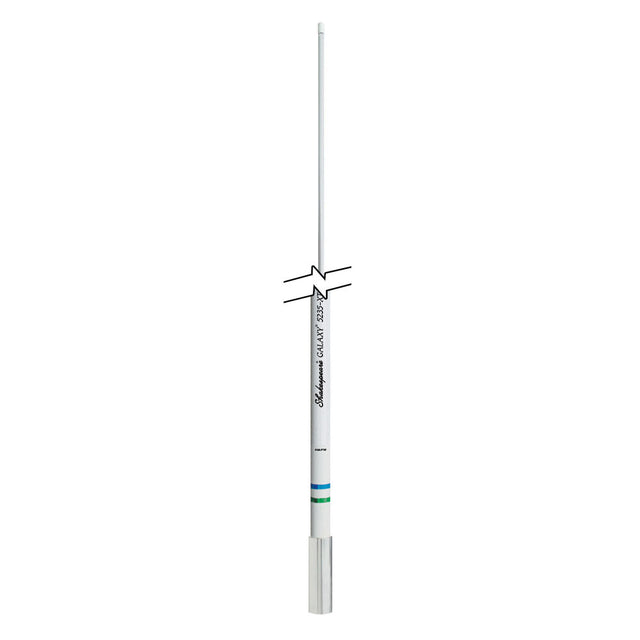 Shakespeare Fibreglass Galaxy AM/FM Antenna - 2.4m - PROTEUS MARINE STORE